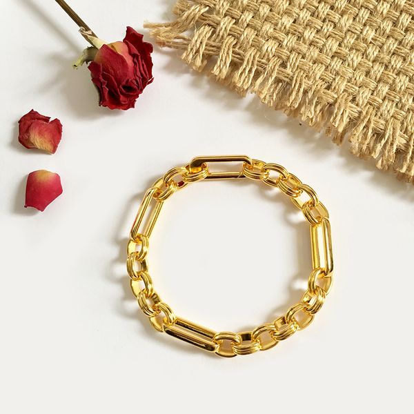 2020 joker exaggerated stylish thick chain bracelet full metal interlocking modeling ins cool style bracelet gold bracelet ankle bracelets, Black
2020 joker exaggerated stylish thick chain bracelet full metal interlocking modeling ins cool style bracelet gold bracelet ankle bracelets, Black