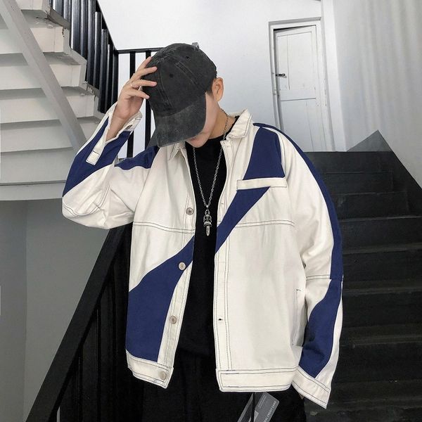 season tooling color matching men's korean style all-match trendy student loose jacket all-match bf casual trendy jacket, Black;brown
season tooling color matching men's korean style all-match trendy student loose jacket all-match bf casual trendy jacket, Black;brown