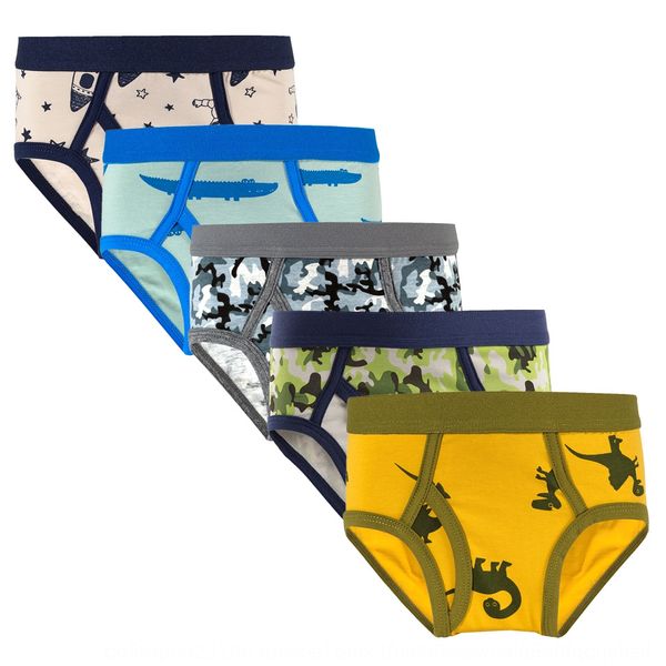 new small and medium-sized children's underwear boys' triangle underwear dinosaur 5-pack class a high quality, Camo
new small and medium-sized children's underwear boys' triangle underwear dinosaur 5-pack class a high quality, Camo