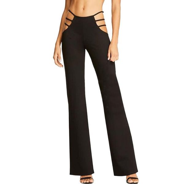 women high elasticity high waist cutout solid strappy casual bell-bottomed pants skinny jeans woman woman boyfriend dropship z, Blue
women high elasticity high waist cutout solid strappy casual bell-bottomed pants skinny jeans woman woman boyfriend dropship z, Blue