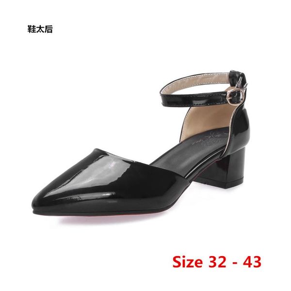 d'orsay low med heels women scarpin sandals ladies low heel shoes woman pumps ankle strap small big size 32 - 43, Black
d'orsay low med heels women scarpin sandals ladies low heel shoes woman pumps ankle strap small big size 32 - 43, Black