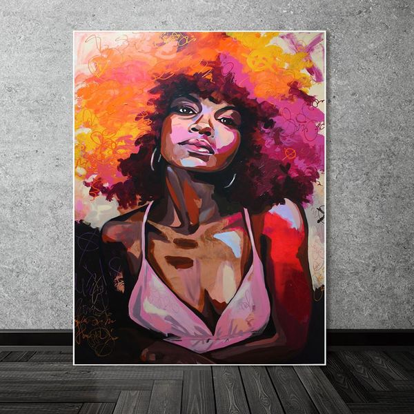 african women wall paintings for the wall art decorative canvas prints wall graffiti art pictures for living room cuadros decor
african women wall paintings for the wall art decorative canvas prints wall graffiti art pictures for living room cuadros decor