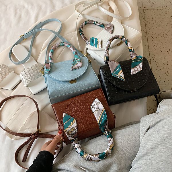 crocodile pattern pu leather crossbody bags for women 2020 female shoulder handbags lady totes with scarves design
crocodile pattern pu leather crossbody bags for women 2020 female shoulder handbags lady totes with scarves design