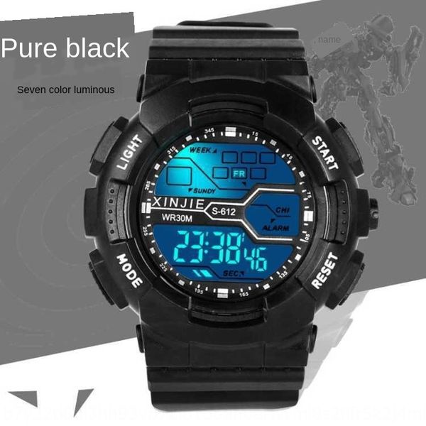 z1m9f new student sports waterproof ic watch fashion luminous electron electron children's multifunctional watch men's and women&#, Blue
z1m9f new student sports waterproof ic watch fashion luminous electron electron children's multifunctional watch men's and women&#, Blue