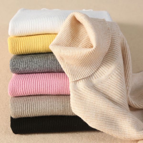 autumn and winter thickened cashmere women's pullover high collar short slim base shirt pullover sweater sweater white
autumn and winter thickened cashmere women's pullover high collar short slim base shirt pullover sweater sweater white