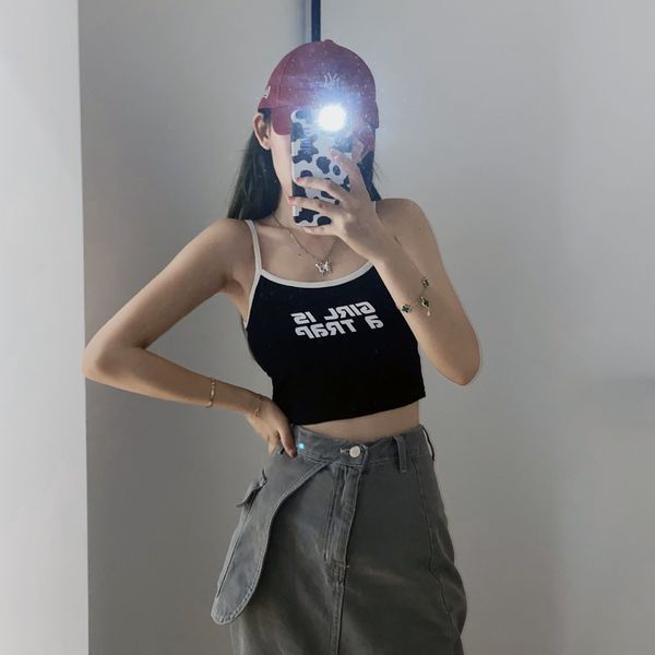 alevel letter printing sling women's black stretch short underwear vest underwear slim bra inside and outside vest, Camo
alevel letter printing sling women's black stretch short underwear vest underwear slim bra inside and outside vest, Camo