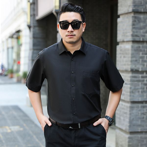 fashion high-end casual men's short-sleeved shirt large size new material dinner size xs-8xl business casual men's shirt, White;black
fashion high-end casual men's short-sleeved shirt large size new material dinner size xs-8xl business casual men's shirt, White;black