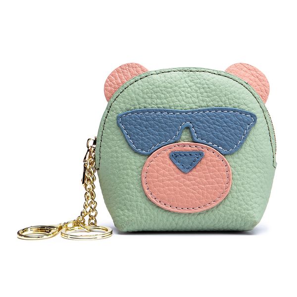 fashion designer lovely cute sunglasses pig animal cartoon genuine leather mini coin purse key bag zipper clutch wallet for women, Red;black
fashion designer lovely cute sunglasses pig animal cartoon genuine leather mini coin purse key bag zipper clutch wallet for women, Red;black