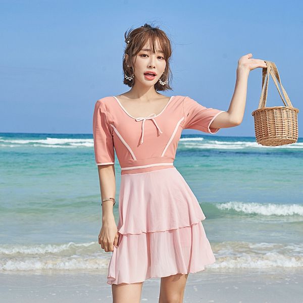 2ac5i women's korean style ins style cute young women's conservative one-piece belly covering meat students 2020 new summer tide s, White;black
2ac5i women's korean style ins style cute young women's conservative one-piece belly covering meat students 2020 new summer tide s, White;black