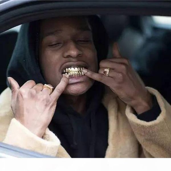 24k real gold plated teeth grillz set gold teeth grills 2018 new mens hip hop jewelry, Black
24k real gold plated teeth grillz set gold teeth grills 2018 new mens hip hop jewelry, Black