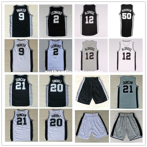 td #21 kl #2 lamarcus aldridge #12 tony parker #9 manu ginobili #20 david robinson #50 basketball jersey college, Gray
td #21 kl #2 lamarcus aldridge #12 tony parker #9 manu ginobili #20 david robinson #50 basketball jersey college, Gray