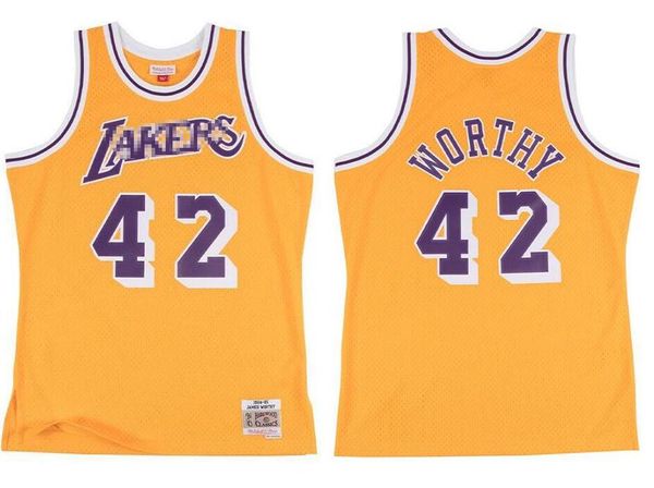 мужчины баскетбол лос анджелес лейкерс 42 джеймс достойный mitchell ness черный красный 1984-85 hardwoods classics аутентичный джерси, Black;red
мужчины баскетбол лос анджелес лейкерс 42 джеймс достойный mitchell ness черный красный 1984-85 hardwoods classics аутентичный джерси, Black;red
