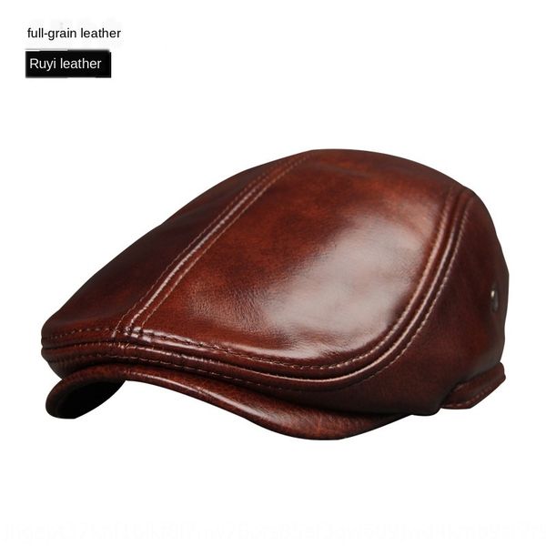 layer cowhide material neutral leather fashion cowhide beret beret british casual gentleman hat, Blue;gray
layer cowhide material neutral leather fashion cowhide beret beret british casual gentleman hat, Blue;gray