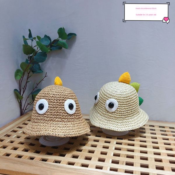 summer 2020 new children's big-eyed straw sunscreen dinosaur tail straw hat sunscreen hat c040, Blue;gray
summer 2020 new children's big-eyed straw sunscreen dinosaur tail straw hat sunscreen hat c040, Blue;gray