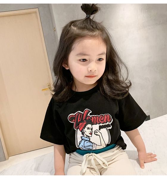 girls korean style short sleeve 2020 coat t-shirt new children's cotton cartoon letter printed t-shirt loose top, Blue
girls korean style short sleeve 2020 coat t-shirt new children's cotton cartoon letter printed t-shirt loose top, Blue