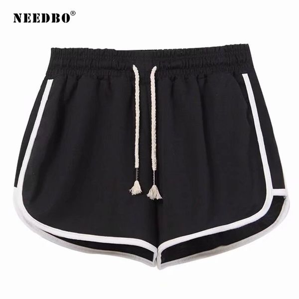 women's shorts needbo women sport gym black fitness female plus size casual running workout trunks jogging for, White;black
women's shorts needbo women sport gym black fitness female plus size casual running workout trunks jogging for, White;black
