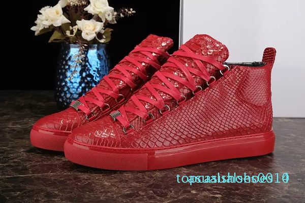 luxurious arena sneakers shoes outdoor casual flats fashion men black,red python leather kanye west trainers walking factory wholes c14
luxurious arena sneakers shoes outdoor casual flats fashion men black,red python leather kanye west trainers walking factory wholes c14