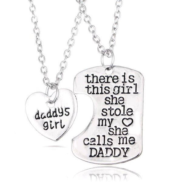 2020 heart silver jewelry girl stole heart mommy daddy family love pendant necklaces mother's day and father's day gift
2020 heart silver jewelry girl stole heart mommy daddy family love pendant necklaces mother's day and father's day gift