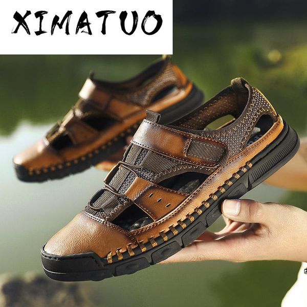 sandals summer men leather beach outdoor comfortable soft footwear rubber shoes 2021 big size 46, Black
sandals summer men leather beach outdoor comfortable soft footwear rubber shoes 2021 big size 46, Black