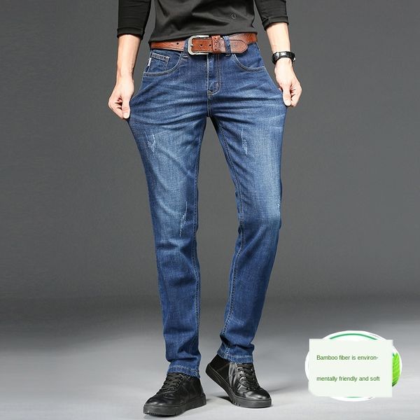 oxksq bamboo fiber men's spring and summer straight slim fit loose comfortable youth casual pants jeans and jeans stretch casua, Blue
oxksq bamboo fiber men's spring and summer straight slim fit loose comfortable youth casual pants jeans and jeans stretch casua, Blue