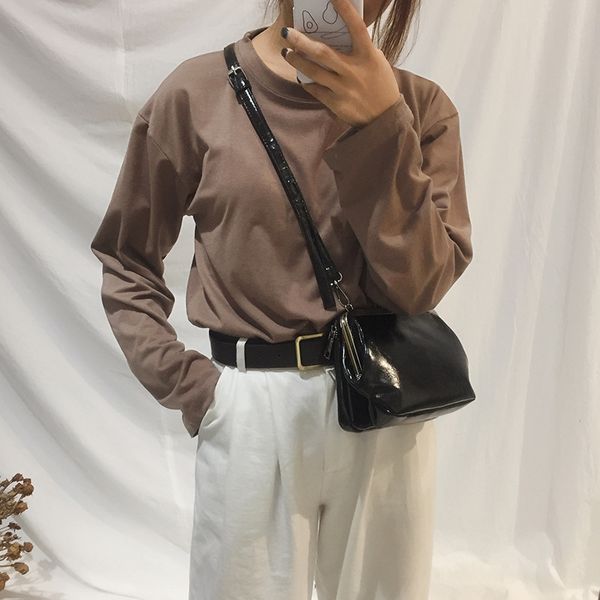 fashion retro patent leather bag women pu handbag new solid color casual small crossbody shoulder bag shell type messenger bags
fashion retro patent leather bag women pu handbag new solid color casual small crossbody shoulder bag shell type messenger bags