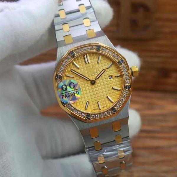 classic watch diamond 33mm royal watch women oak sterile dial stainless steel case quartz wristwatches watches, Slivery;brown
classic watch diamond 33mm royal watch women oak sterile dial stainless steel case quartz wristwatches watches, Slivery;brown
