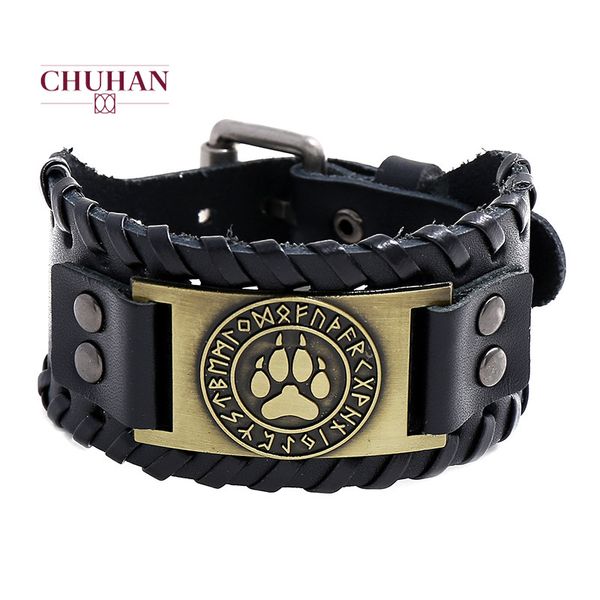 bangle chuhan antique bronze charm black mens bracelet 2021 wide leather genuine braided punk rock bangles jewelry accessories j191
bangle chuhan antique bronze charm black mens bracelet 2021 wide leather genuine braided punk rock bangles jewelry accessories j191
