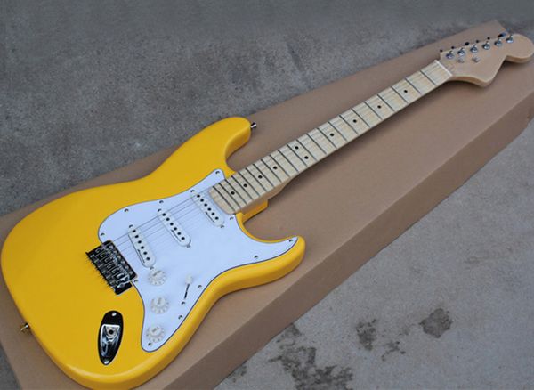 factory wholesale dark yellow electric guitar with sss pickups,scalloped maple fretboard,can be customized as reques
factory wholesale dark yellow electric guitar with sss pickups,scalloped maple fretboard,can be customized as reques