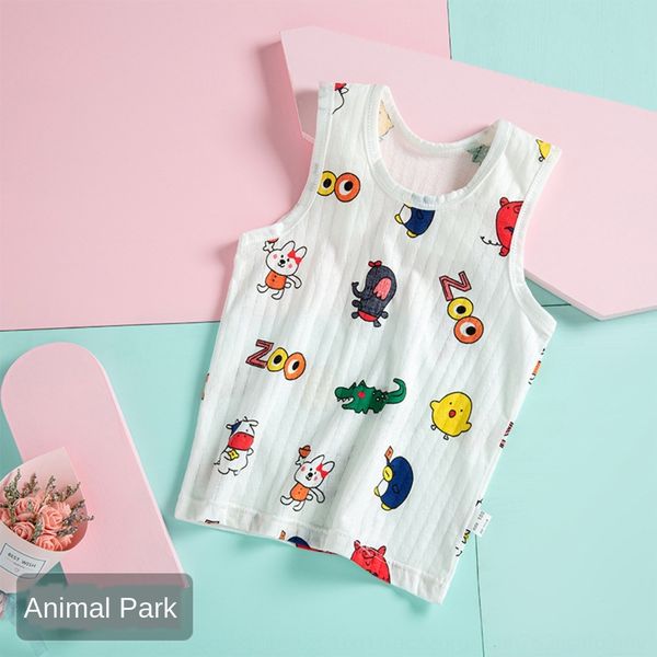 2020 новых детей top жилет младенца хлопка рукавов верхней детской сетки дышащая тонкий жилет, Blue 
2020 новых детей top жилет младенца хлопка рукавов верхней детской сетки дышащая тонкий жилет, Blue