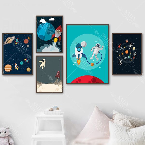 nordic poster space nursery posters for boys astronaut rocket canvas painting wall art moon wall pictures for baby bedroom decor
nordic poster space nursery posters for boys astronaut rocket canvas painting wall art moon wall pictures for baby bedroom decor