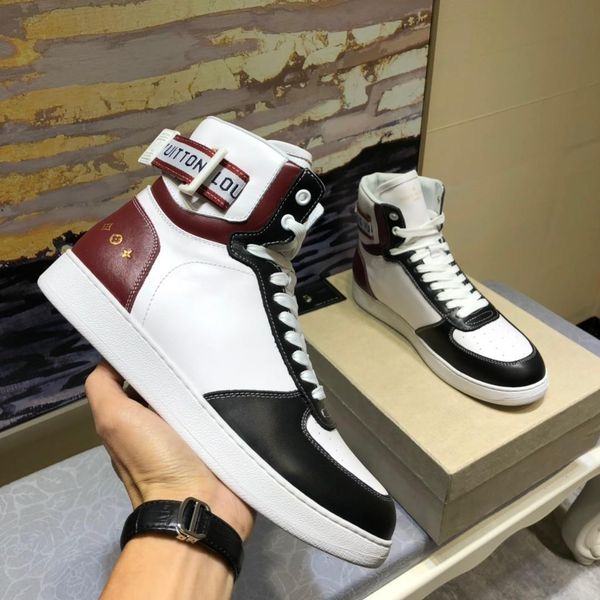 2019ss leather men's round head casual shoes, versatile sports high-shoes, with original packaging shoe box delivery, yardage: 38-4, Black
2019ss leather men's round head casual shoes, versatile sports high-shoes, with original packaging shoe box delivery, yardage: 38-4, Black
