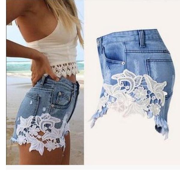 2020 womens summer denim shorts casual cowboy shorts vintage short female lace patchwork jeans short k169, White;black
2020 womens summer denim shorts casual cowboy shorts vintage short female lace patchwork jeans short k169, White;black