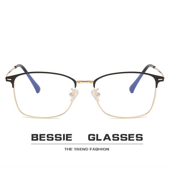 new business myopia simple frame metal half eyebrow myopia glasses frame plain anti blue-ray square glasses, Silver 
new business myopia simple frame metal half eyebrow myopia glasses frame plain anti blue-ray square glasses, Silver