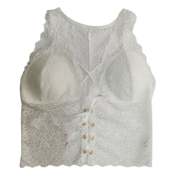 2020 new fashion summer women bras solid color lace underwear straps backing v neck half wrapped chest, Black;white
2020 new fashion summer women bras solid color lace underwear straps backing v neck half wrapped chest, Black;white