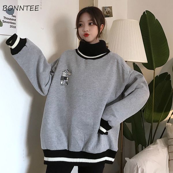 толстовки женщины thicker plus velvet solid полосатый печатный негабаритные сыпучие водолазка полный рукав женская толстовка досуг корейский, Black
толстовки женщины thicker plus velvet solid полосатый печатный негабаритные сыпучие водолазка полный рукав женская толстовка досуг корейский, Black