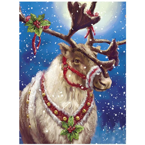 5d diy diamond painting full circle diamond embroidery animal "christmas deer" cross stitch painting
5d diy diamond painting full circle diamond embroidery animal "christmas deer" cross stitch painting