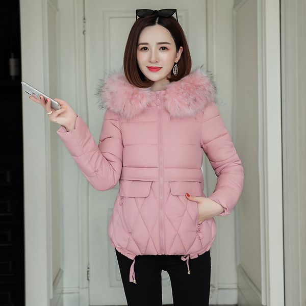 solid drawstring slim fur collar jacket female causal autumn winter jacket women warm short hooded parka coat, Black
solid drawstring slim fur collar jacket female causal autumn winter jacket women warm short hooded parka coat, Black