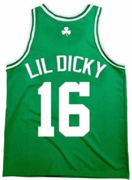 lucky 16 lil dicky jersey green mens custom stitched jerseys, Gray
lucky 16 lil dicky jersey green mens custom stitched jerseys, Gray
