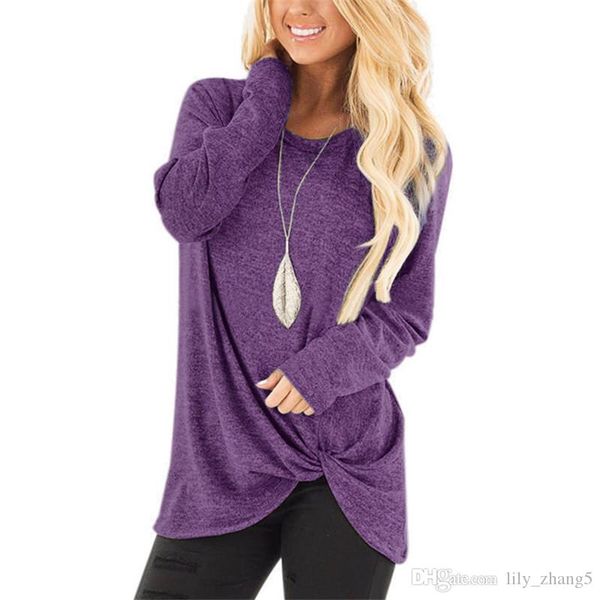 2020 new women clothes 12 colors ladies casual solid color t-shirt twisted shirt side twist irregular loose round neck long sleeve top, White
2020 new women clothes 12 colors ladies casual solid color t-shirt twisted shirt side twist irregular loose round neck long sleeve top, White