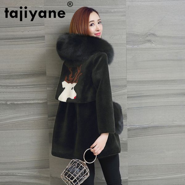 autumn winter coat women clothes 2020 fur hooded wool jacket real fur coat sheep shearling korean suede lining zt3665, Black
autumn winter coat women clothes 2020 fur hooded wool jacket real fur coat sheep shearling korean suede lining zt3665, Black