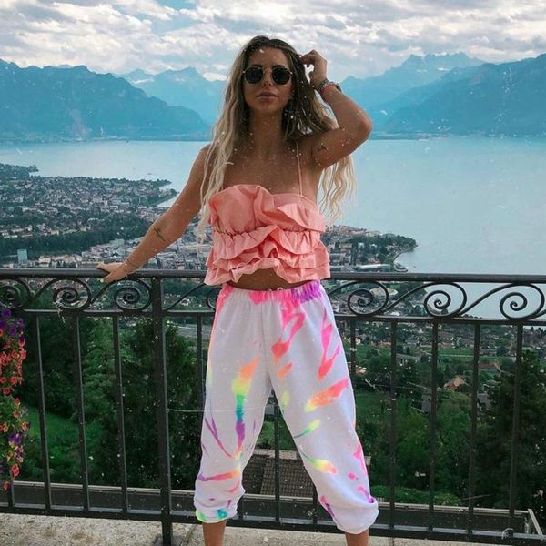 women straight sweatpants fashion lady tie-dyed off sports softener casual loose mid pants elastic waist trouser streetwear, Black;blue
women straight sweatpants fashion lady tie-dyed off sports softener casual loose mid pants elastic waist trouser streetwear, Black;blue