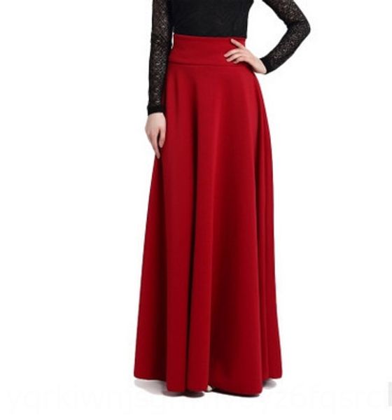 spring and summer new space cotton high waist long long skirt pleated skirt, Black
spring and summer new space cotton high waist long long skirt pleated skirt, Black