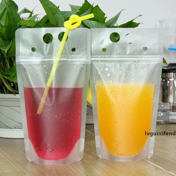 100pcs/lot drink pouches bags frosted zipper stand-up plastic drinking bag with straw with holder reclosable heat-proof
100pcs/lot drink pouches bags frosted zipper stand-up plastic drinking bag with straw with holder reclosable heat-proof
