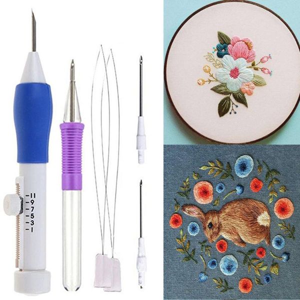 practical abs plastic diy magic embroidery pen set needle knitting needles tool fancy interchangeable punch needlework stitc, Black
practical abs plastic diy magic embroidery pen set needle knitting needles tool fancy interchangeable punch needlework stitc, Black