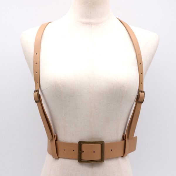 retro punk strap girdle women handmade belt decorative shirt dress pu leather smooth buckle vest harness belt for women, Black;brown
retro punk strap girdle women handmade belt decorative shirt dress pu leather smooth buckle vest harness belt for women, Black;brown