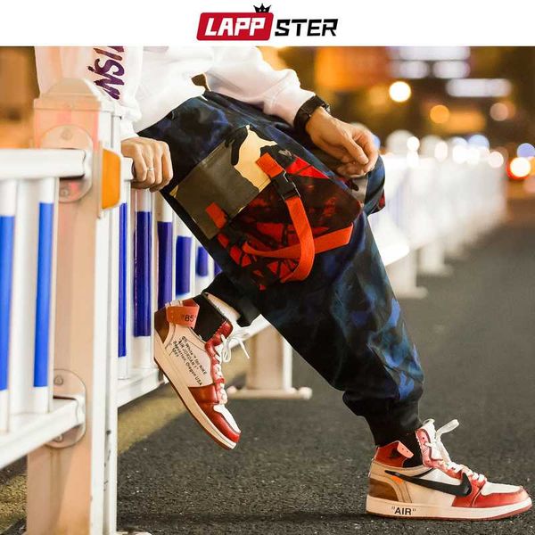 lappster men camouflage cargo pants 2020 harem pants mens hip hop ribbons sweatpants harajuku joggers camo plus size, Black
lappster men camouflage cargo pants 2020 harem pants mens hip hop ribbons sweatpants harajuku joggers camo plus size, Black
