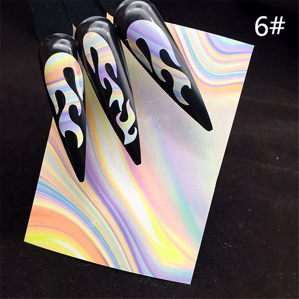 new flame nail наклейка aurora огонь nail голографическая лента лента пламени светоотражающие клей фольга laser art стикеры, Black
new flame nail наклейка aurora огонь nail голографическая лента лента пламени светоотражающие клей фольга laser art стикеры, Black