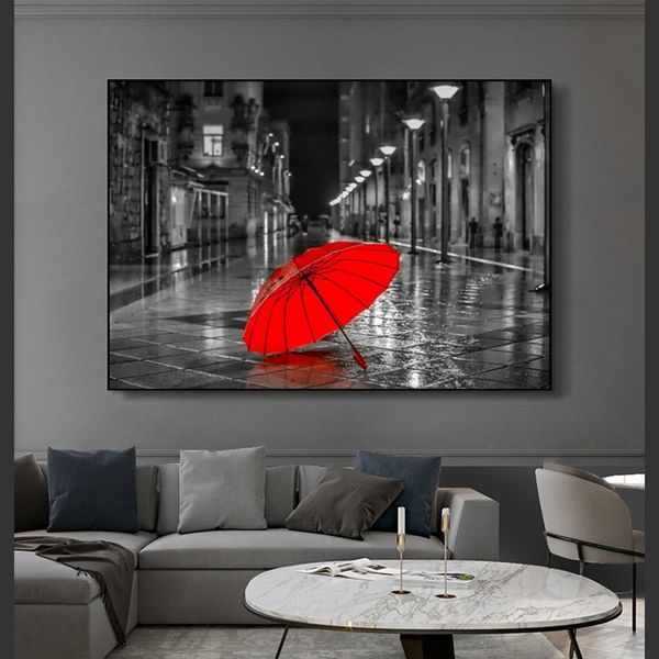 abstract street red umbrella oil painting on canvas posters and prints realistic street view wall art picture for living room
abstract street red umbrella oil painting on canvas posters and prints realistic street view wall art picture for living room
