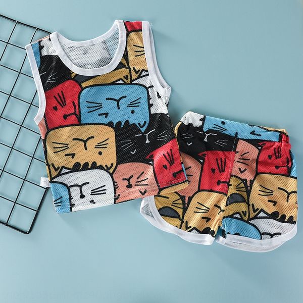 baby mesh vest two-piece set 2020 new children's vest shortsshorts and shorts ice silk short sleeve set children's hollow summer t, Blue
baby mesh vest two-piece set 2020 new children's vest shortsshorts and shorts ice silk short sleeve set children's hollow summer t, Blue