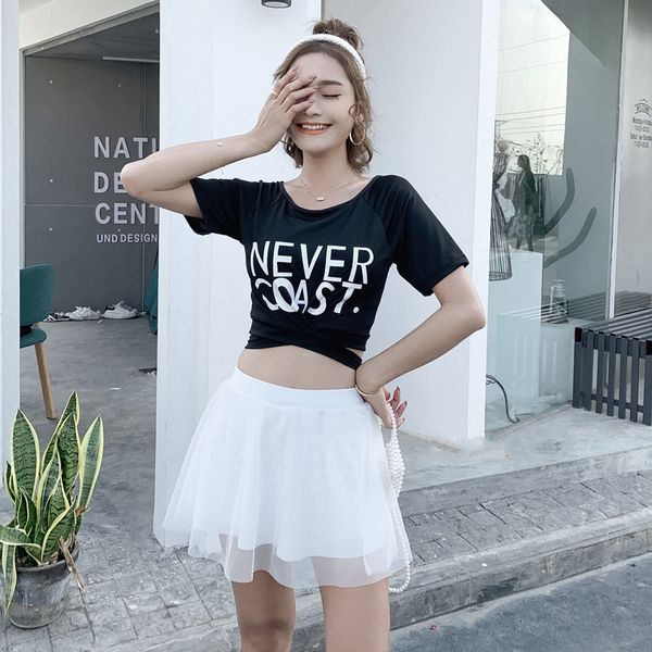 dxyop fashionable new split women's belly-covering slimming casual swimsuit swimsuitstudent letter short sleeve conservative beach spri, White;black
dxyop fashionable new split women's belly-covering slimming casual swimsuit swimsuitstudent letter short sleeve conservative beach spri, White;black